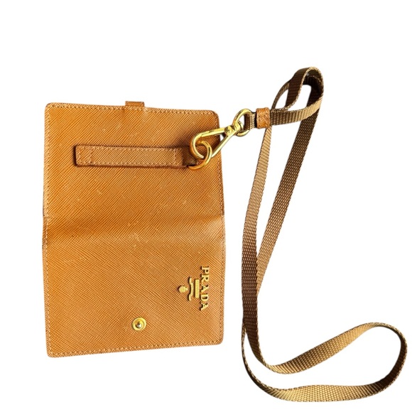 Prada Brown Leather Signature iPod Case Accessory - Picture 4 of 10